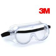 3M 1621AF护目镜防化学物防雾防尘防沙抗冲击防护眼罩